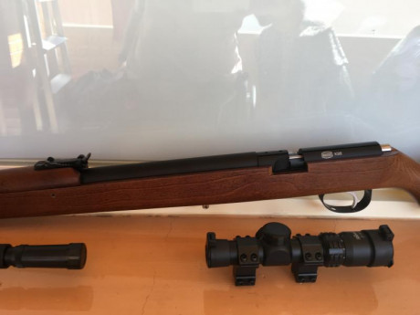 VENDO CARABINA DIANA MAUSER K98 PCP en calibre 4.5 ( bastante potente ). Comprada este mes de julio . 10