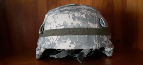 Vendo casco balístico de combate ACH (Advanced Combat Helmet), fabricado de kevlar y twaron por la compañía 11