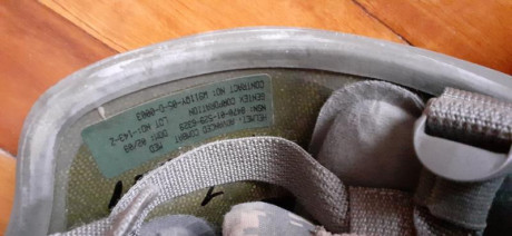 Vendo casco balístico de combate ACH (Advanced Combat Helmet), fabricado de kevlar y twaron por la compañía 30