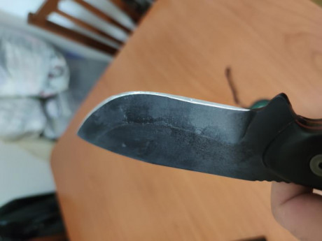 Pongo este cuchillo en venta del artesano Azote. 
80€ gastos de envío incluidos. Un conocido me dijo que 30