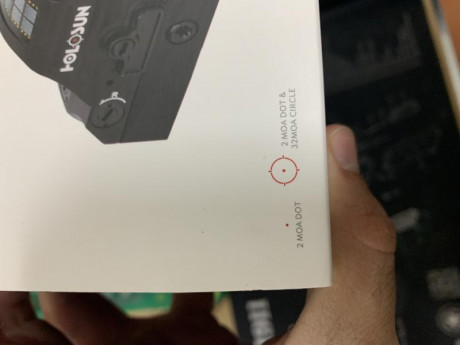 Vendo punto rojo Holosun HS507C-RD X2, casi sin uso, en su caja original con sus manuales, comprado en 01