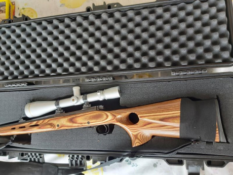 Muy buenas: 
Vendo mi ojito derecho...un rifle que solo me ha dado alegrías y nunca me ha defraudado...ni 02