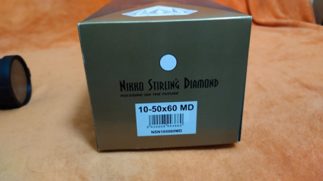 Vendo mi Nikko Stirling Diamond 10-50x60 con retícula mil-dot. Está practicamente nuevo. Comprado nuevo 12