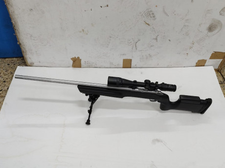 Vendo rifle Regminton 700 vsf  calibre 308 w  del año 2016.
tiene puesto culata ben and carlson mas la 02