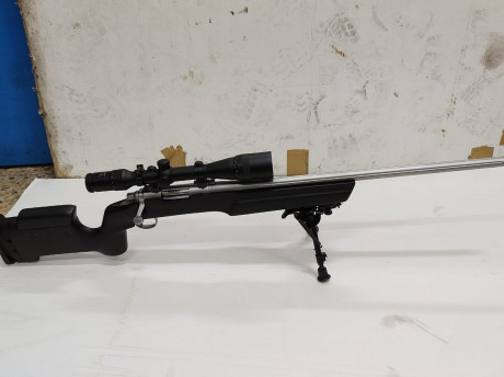 Vendo rifle Regminton 700 vsf  calibre 308 w  del año 2016.
tiene puesto culata ben and carlson mas la 00