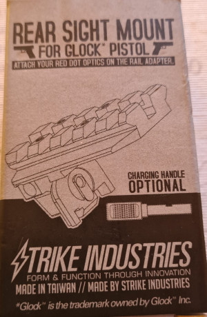 Hola vendo rail para glock de la marca The Strike Industries comprado en EEUU.
Este innovador adaptador 01