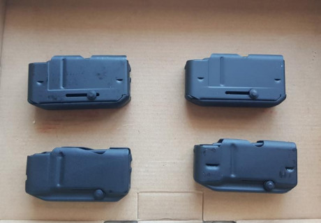 Pongo a la venta 4 cargadores en buen estado (con leves rayazos, solo estético) para rifles Remington 00