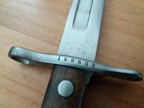 Pongo a la venta parte mi colección de bayonetas suizas antiguas.

Son cinco piezas de distintas épocas 11