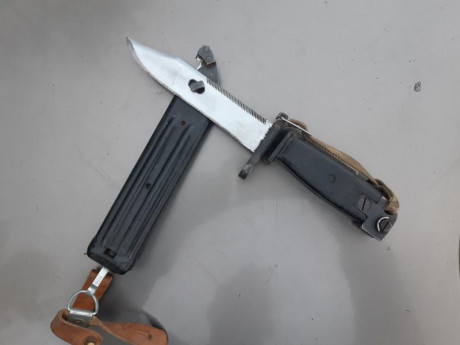 Pues lo dicho vendo bayoneta del rifle yugoslavo zastaba m76
200€
Se encuentra en Cantabria 01