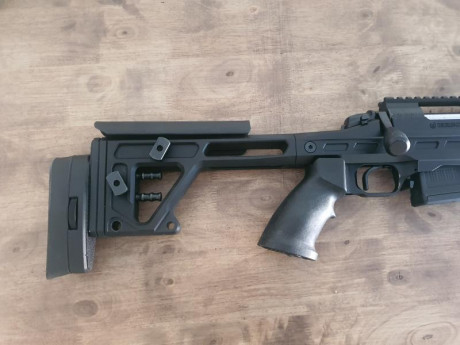 Bergara BMP del 6,5  Creedmore. 
Disparador Timney. Rail 20 M.O.A.
990 €
Arma casi a estrenar. 

EL arma 02