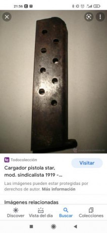 Vendido argador de pistola "Ibarresa" del
Cal 7,65. 
35€ más porte.
Y otro de pistola también, 40
