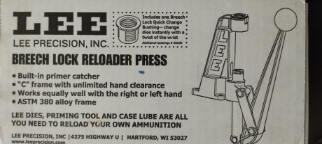 Buenas a todos, vendo esta prensa homologada nueva, completamente sin usar comprada solo para el permiso 02