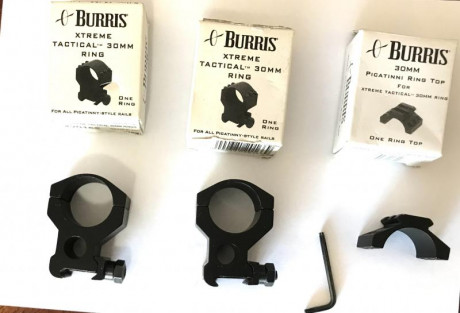 Se ofrecen unas magníficas monturas aburrís Xtreme Tactical y accesorio parte superior anilla picatinni, 10