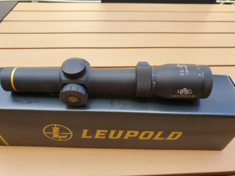 Hola, vendo Visor Leupold VX-R HOG 1,25-4x20. Reticula iluminada Pig Plex, diámetro 30 mm, impecable, 01