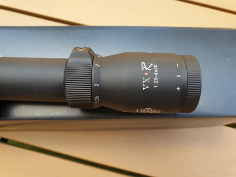 Hola, vendo Visor Leupold VX-R HOG 1,25-4x20. Reticula iluminada Pig Plex, diámetro 30 mm, impecable, 11