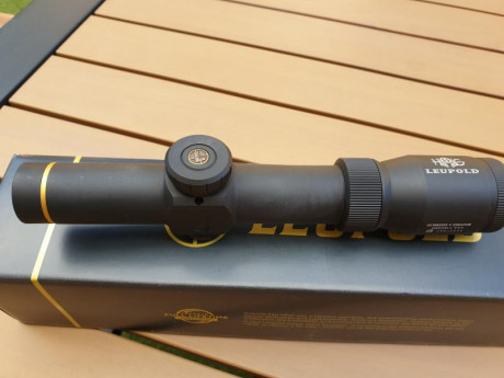 Hola, vendo Visor Leupold VX-R HOG 1,25-4x20. Reticula iluminada Pig Plex, diámetro 30 mm, impecable, 10