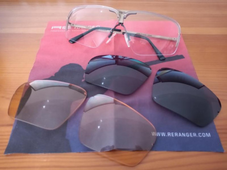 Vendo gafas de tiro y caza protectoras de la conocida marca Randolph. Son el modelo Ranger Edge con la 12