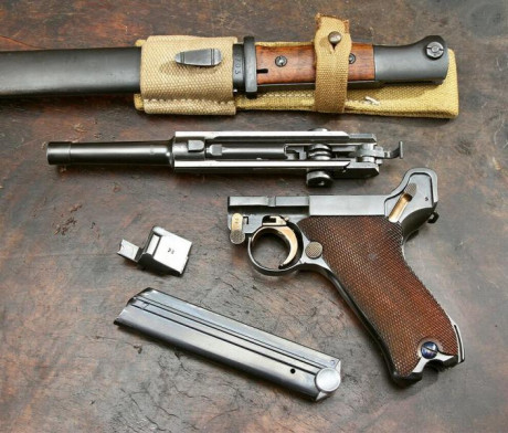 Iniciaremos con una artilleria Erfurt 1914, para continuar con una Mauser Original 4 pulgadas fabricada 161