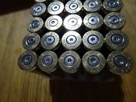 Muy buenas,

Vendidas las 130 vainas marca Cineshot by RWS del calibre 8X57 JS con un solo tiro, pulidas 01
