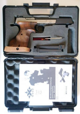 Buenas:

Vendo pistola marca Hammerli X-esse. Remarcar que es el modelo  LONG , que tiene el guión fijo 02