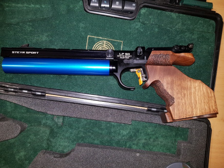 ]Vendo STEYR LP 50 DE Abril.2019 al precio de 1.275 euros. Gastos envio por cuenta del interesado.
El 00