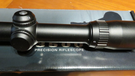 Vendo mi visor que no he llegado a montar marca BUSHNELL ELITE 3500 nuevo ya que se monto en una carabina 11