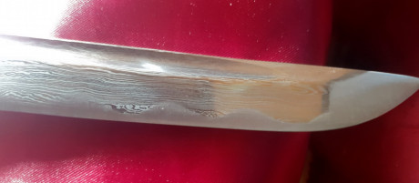 Por remodelación de mi colección de armas japonesas saco a la venta esta preciosa katana en acero damasquinado, 01