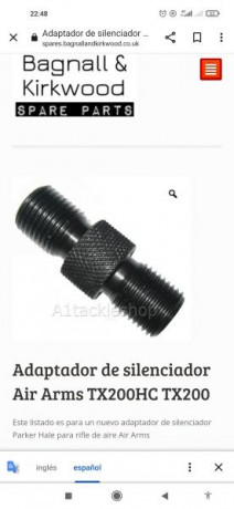 He comprado hace tiempo un adaptador para un supresor en Uk y no lo usó. Dicen que vale también para AA 00
