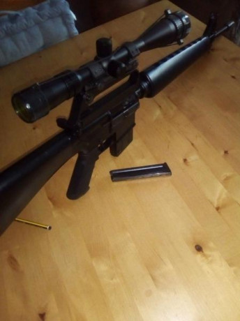 vendo carabina adler replica del M-16, con un cargador de 10 cartuchos, ideal para divertirse, se vende 00