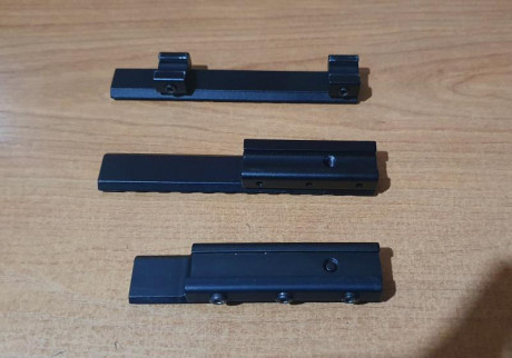 Vendo 2 conversores de 11mm a 22mm o lo que es lo mismo, de cola de milano a weaver.
Pido 25 euros por 01