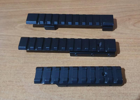 Vendo 2 conversores de 11mm a 22mm o lo que es lo mismo, de cola de milano a weaver.
Pido 25 euros por 00