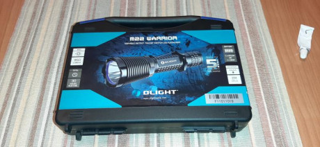 REBAJADA a 60€ mas portes. Olight M22 Warrior en muy buen estado, con poco uso y juntas toricas y pulsador 02