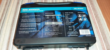 REBAJADA a 60€ mas portes. Olight M22 Warrior en muy buen estado, con poco uso y juntas toricas y pulsador 01
