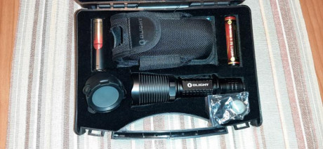 REBAJADA a 60€ mas portes. Olight M22 Warrior en muy buen estado, con poco uso y juntas toricas y pulsador 00