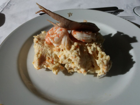 Hoy para comer acelgas hervidas y chuletón de vaca gallega vieja con seis semanas de maduración en cámara 40