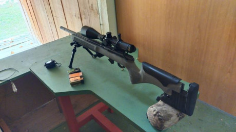 Buenas a todos:
Estoy buscando una carabina cal.22 para precisión a 200 m. (ya sé que es una barbaridad, 90