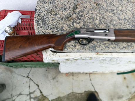 Hola un amigo vende una Beretta Teknys Lagrima verde. LA escopeta la compró en 2004 por capricho, no ha 00