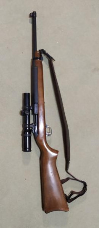 Ruger Deerfield del 44 Mg . Cargador rotatorio de dos cartuchos + 1 en recámara .Automatismo funcionando 00