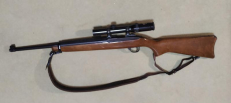 Ruger Deerfield del 44 Mg . Cargador rotatorio de dos cartuchos + 1 en recámara .Automatismo funcionando 11