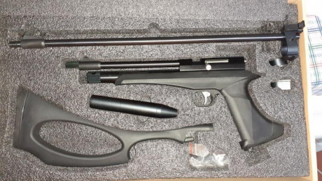 VENDIDA . carabina/pistola Stinger Ares del calibre 5,5.

La vendo , pues la compre hace 18 meses y solo 02