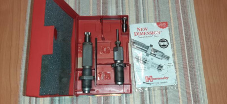 VENDIDO. GRACIAS. Vendo matrices cal 30-06 de la marca Hornady prácticamente sin uso con varios pin decaper 00