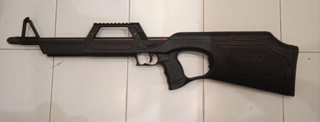 Cambio carabina Walther G22 por pistola calibre 22 LR para precisión o Kit 22 LR para STI Trojan. 

La 01