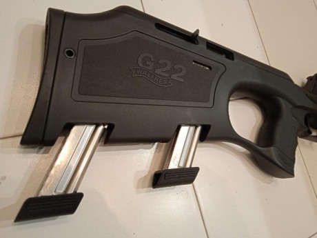 Cambio carabina Walther G22 por pistola calibre 22 LR para precisión o Kit 22 LR para STI Trojan. 

La 00