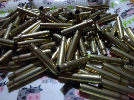 Vendo lote de vainas calibre 8X57 JS, 124 Sellier&Bellot y 47 DAG by RWS con un solo tiro, pasadas 00