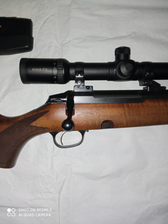 Vendo juntos o por separado un equipo formado por un TIKKA en calibre 300 WM, con 2 cargadores, Correa 00