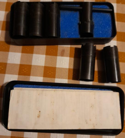 Juego de chokes originales de Benelli, del calibre 12, llave de desarmado, chokes Cilíndrico, *, **, *** 02