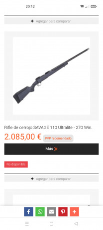 Pues hace tiempo que estoy sopesando comprar un rifle kimber 
Me gusta el hunter 
Y el otro que viene 130