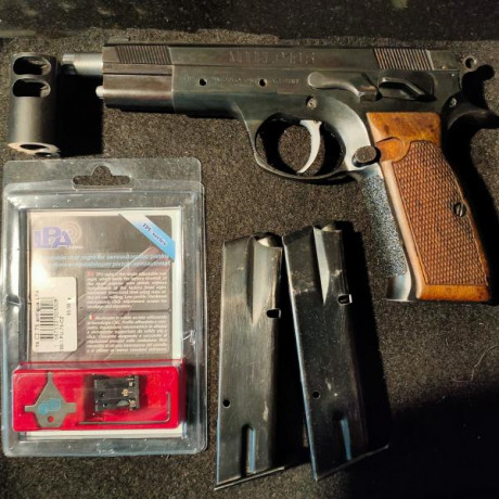 Se vende Tanfoglio P19 S calibre 9x19, cañón roscado con freno de boca de 6 pulgadas que evita la sobre 00