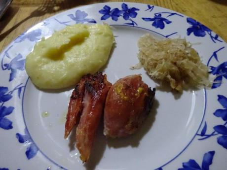 Hoy para comer acelgas hervidas y chuletón de vaca gallega vieja con seis semanas de maduración en cámara 161