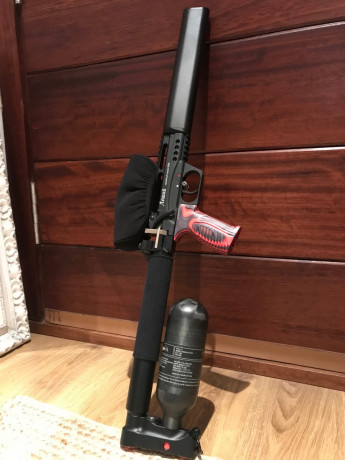 Vendo Edgun leshiy 2 calibre 6,35 con cañón de 35 cm y botella de carbono para más autonomía. Se entrega 00